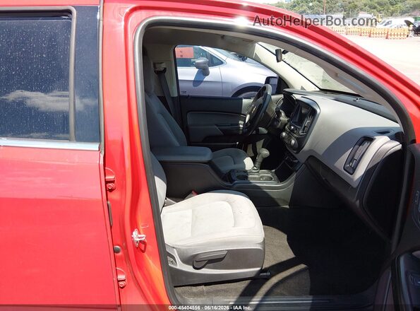 1GCGSBEN5J1291180 2018 CHEVROLET COLORADO Red Вид салону спереду