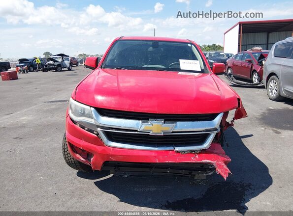1GCGSBEN5J1291180 2018 CHEVROLET COLORADO Red Вид задньої частини салону