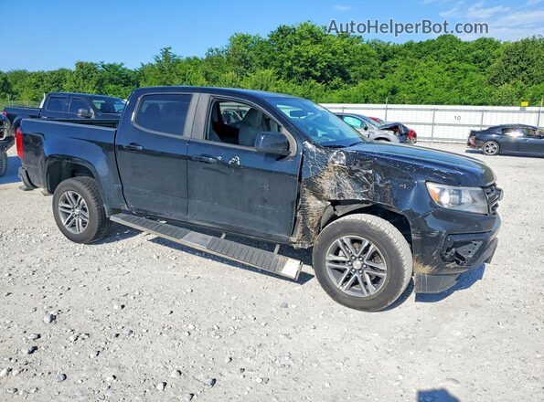 1GCGSBEN5M1156589 2021 CHEVROLET COLORADO Black წინა მარჯვენა