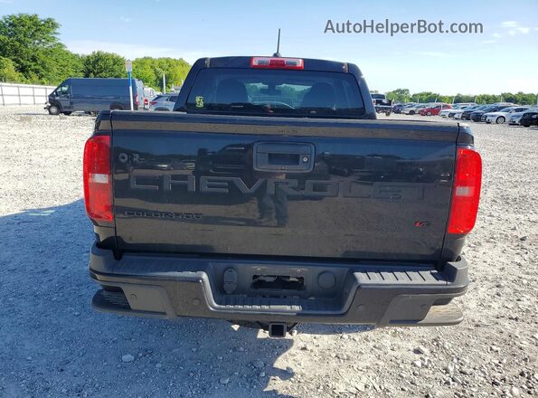 1GCGSBEN5M1156589 2021 CHEVROLET COLORADO Black უკანა ხედი