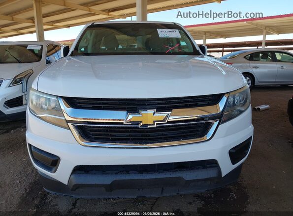 1GCGSBEN6K1317965 2019 CHEVROLET COLORADO Белый Вид щитка приборов