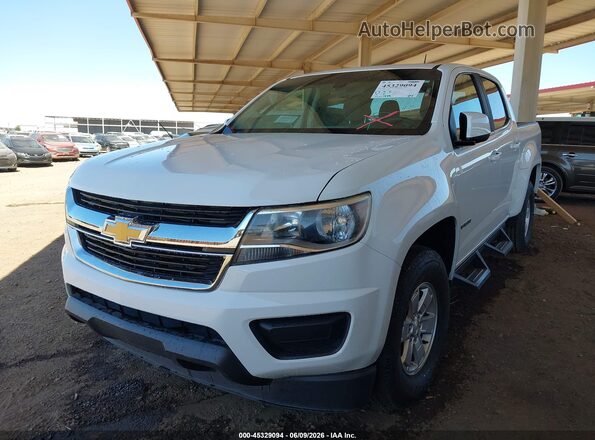 1GCGSBEN6K1317965 2019 CHEVROLET COLORADO Белый Передняя левая четверть