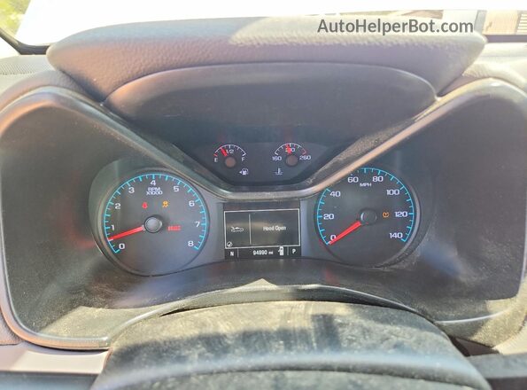 1GCGSBEN6L1160472 2020 CHEVROLET COLORADO Silver Instrument cluster view