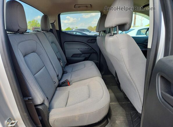1GCGSBEN6L1160472 2020 CHEVROLET COLORADO Silver Rear seats view