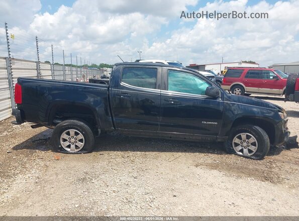 1GCGSBEN7H1217253 2017 CHEVROLET COLORADO Black Widok wnętrza z tyłu