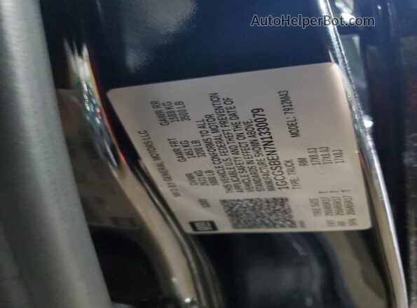 1GCGSBEN7N1330079 2022 CHEVROLET COLORADO Black Вид підкапотного простору