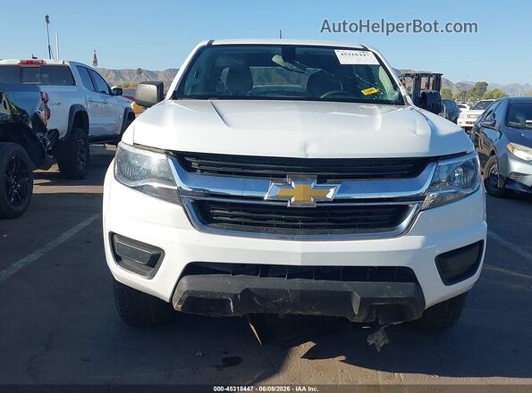 1GCGSBEN8H1254232 2017 CHEVROLET COLORADO White Դիմացի տեսք
