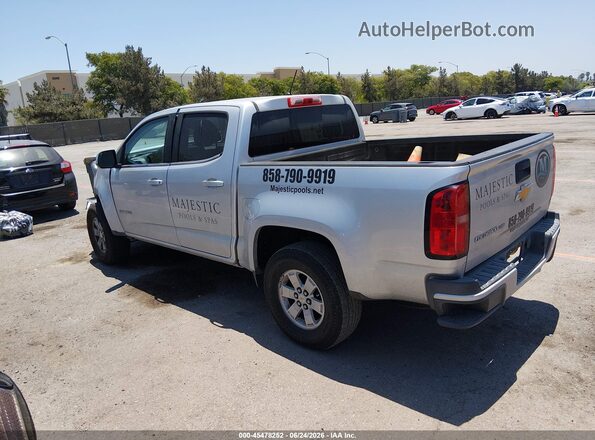 1GCGSBEN8K1113345 2019 CHEVROLET COLORADO Silver Tył lewy