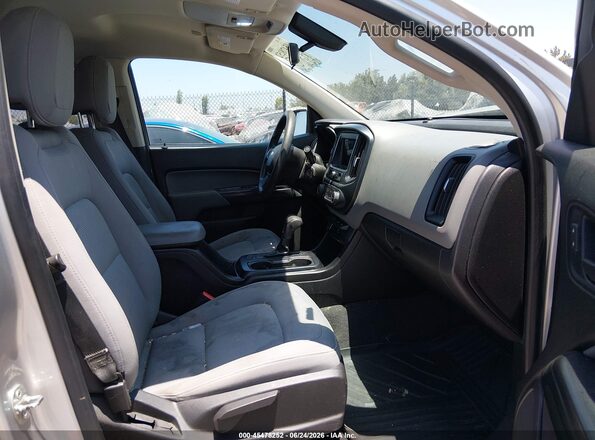 1GCGSBEN8K1113345 2019 CHEVROLET COLORADO Silver Widok wnętrza z przodu