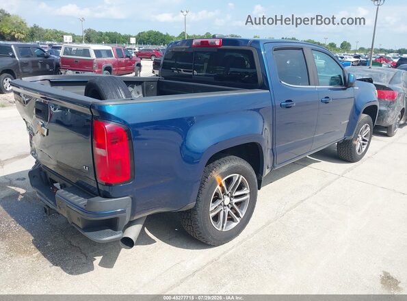 1GCGSCE12L1194802 2020 CHEVROLET COLORADO Синий Задняя правая четверть