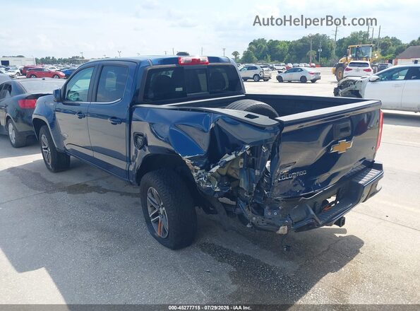 1GCGSCE12L1194802 2020 CHEVROLET COLORADO Синий Задняя левая четверть