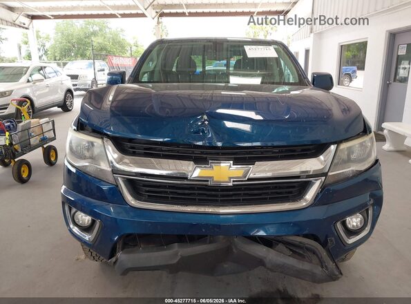 1GCGSCE12L1194802 2020 CHEVROLET COLORADO Синий Вид задней части салона