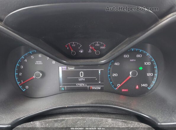 1GCGSCE3XG1165541 2016 CHEVROLET COLORADO Brown Հետևի նստատեղերի տեսք