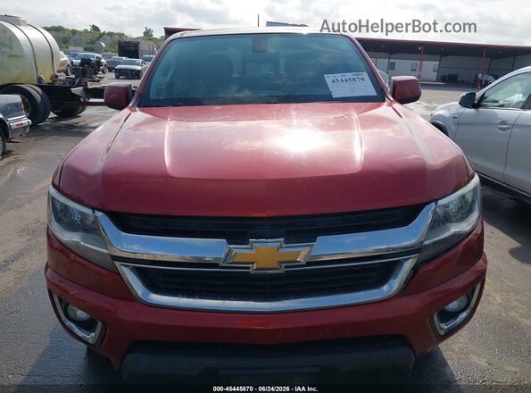 1GCGSCE3XG1248399 2016 CHEVROLET COLORADO Red Widok zestawu wskaźników