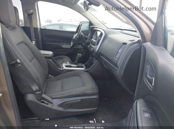 1GCGSCEA1G1361754 2016 CHEVROLET COLORADO Brown Widok wnętrza z przodu