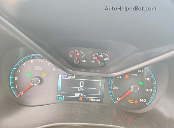 1GCGSCEA1G1387321 2016 CHEVROLET COLORADO White ხელსაწყოთა პანელის ხედი