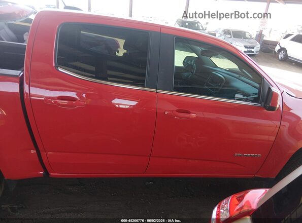 1GCGSCEA3K1127026 2019 CHEVROLET COLORADO Red Widok wnętrza z tyłu