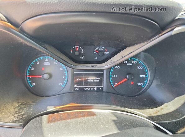 1GCGSCEA4M1287385 2021 CHEVROLET COLORADO White Widok zestawu wskaźników