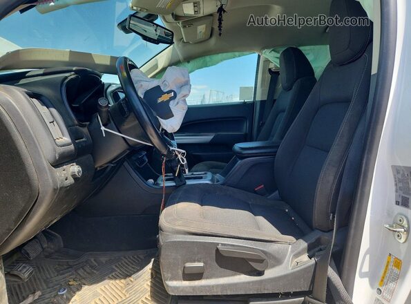 1GCGSCEA4M1287385 2021 CHEVROLET COLORADO White Widok wnętrza z przodu