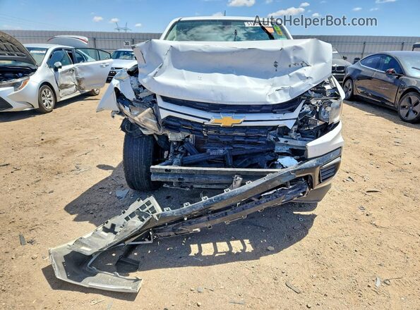 1GCGSCEA4M1287385 2021 CHEVROLET COLORADO White Widok z przodu