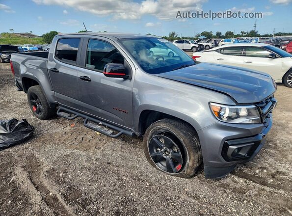 1GCGSCEA5M1284995 2021 CHEVROLET COLORADO Gray წინა მარჯვენა