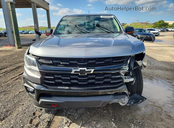 1GCGSCEA5M1284995 2021 CHEVROLET COLORADO Gray წინა ხედი