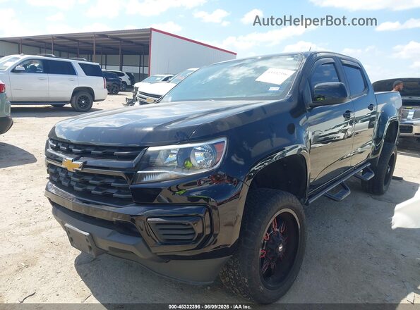 1GCGSCEA6M1210307 2021 CHEVROLET COLORADO Black Przód lewy