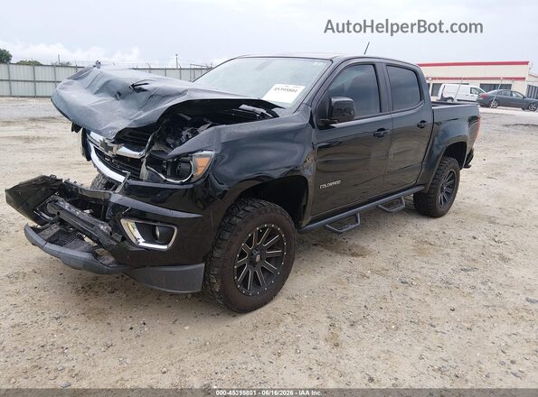 1GCGSCEA9G1231656 2016 CHEVROLET COLORADO Black წინა მარცხენა ხედი სამი მეოთხედიდან