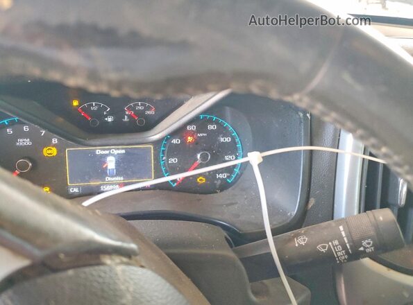 1GCGSCEN0K1201201 2019 CHEVROLET COLORADO Gray Instrument cluster view