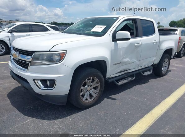 1GCGSCEN0K1354581 2019 CHEVROLET COLORADO White წინა მარცხენა ხედი სამი მეოთხედიდან
