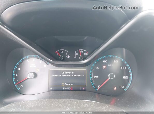 1GCGSCEN0K1354581 2019 CHEVROLET COLORADO White უკანა სავარძლების ხედი