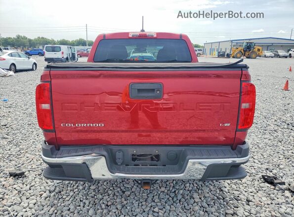 1GCGSCEN0M1298399 2021 CHEVROLET COLORADO Red Vista trasera