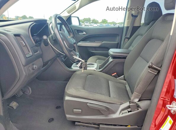 1GCGSCEN0M1298399 2021 CHEVROLET COLORADO Red Vista interior delantera
