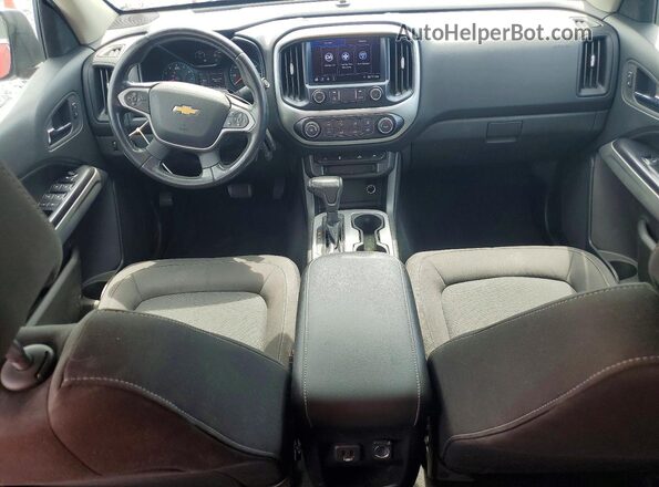 1GCGSCEN0M1298399 2021 CHEVROLET COLORADO Red Vista del salpicadero