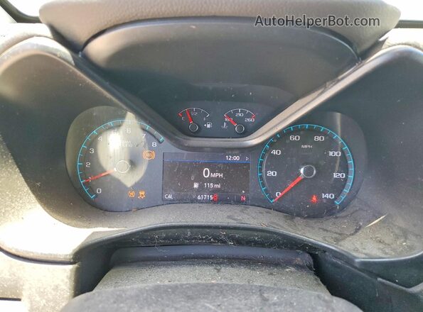 1GCGSCEN1K1120854 2019 CHEVROLET COLORADO Серый Вид щитка приборов