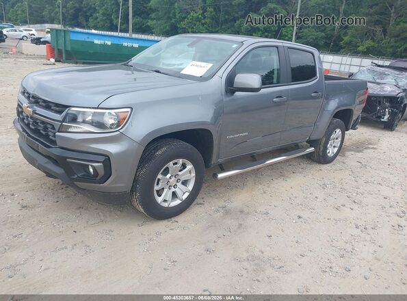 1GCGSCEN1N1189399 2022 CHEVROLET COLORADO Gray Front left