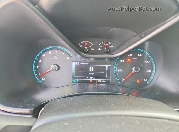 1GCGSCEN2J1123647 2018 CHEVROLET COLORADO Black Սարքավորումների վահանակի տեսք