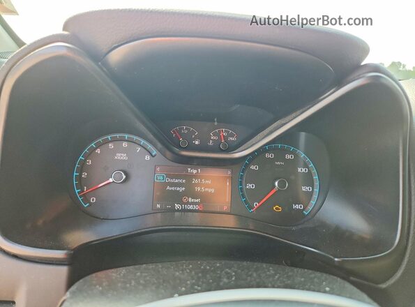 1GCGSCEN4K1131816 2019 CHEVROLET COLORADO Gray Սարքավորումների վահանակի տեսք