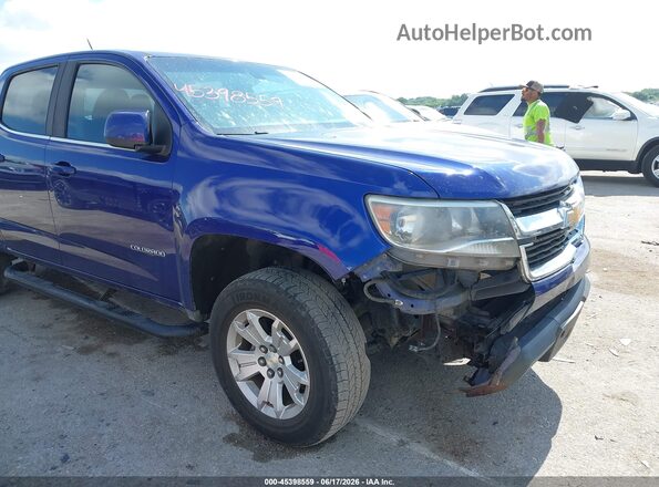 1GCGSCEN5H1315414 2017 CHEVROLET COLORADO Blue Front view