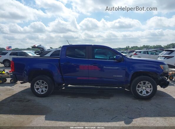 1GCGSCEN5H1315414 2017 CHEVROLET COLORADO Blue Rear interior view