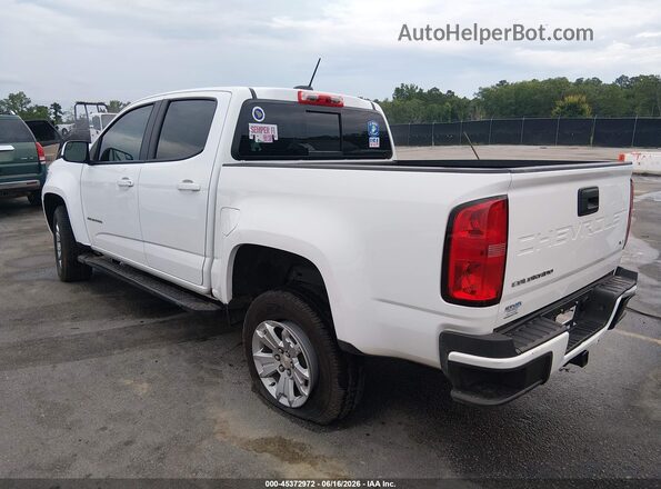 1GCGSCEN6N1301825 2022 CHEVROLET COLORADO White Задня ліва чверть
