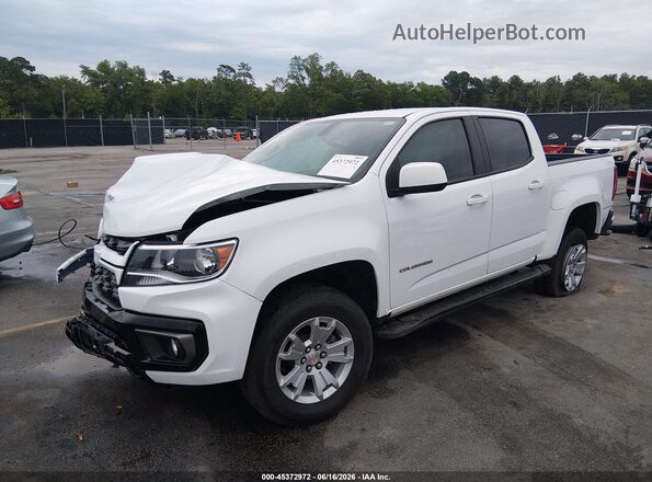 1GCGSCEN6N1301825 2022 CHEVROLET COLORADO White Передня ліва чверть