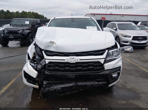 1GCGSCEN6N1301825 2022 CHEVROLET COLORADO White Вид щитка приладів