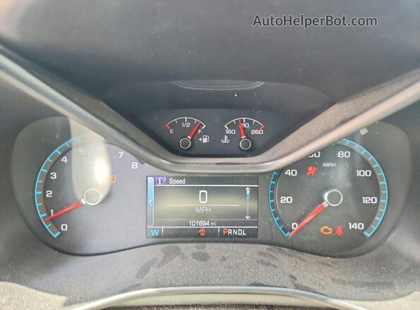 1GCGSCEN7J1123580 2018 CHEVROLET COLORADO Black Սարքավորումների վահանակի տեսք