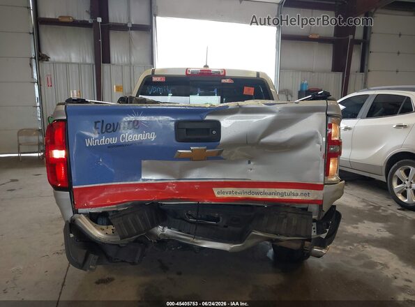 1GCGSCEN7J1155297 2018 CHEVROLET COLORADO Silver წინა ხედი