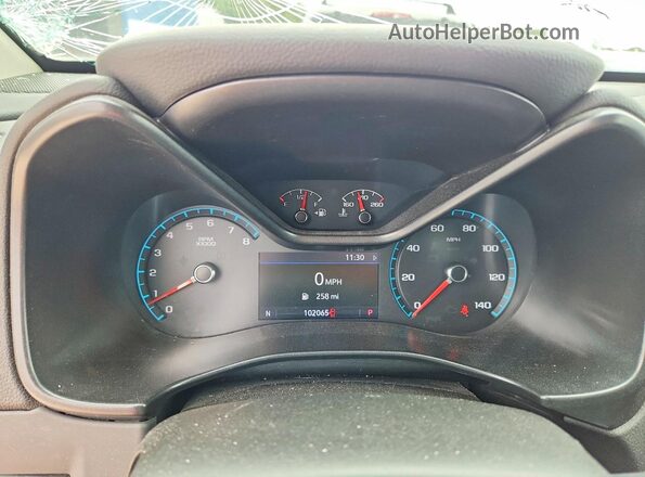 1GCGSCEN7K1268667 2019 CHEVROLET COLORADO White Սարքավորումների վահանակի տեսք