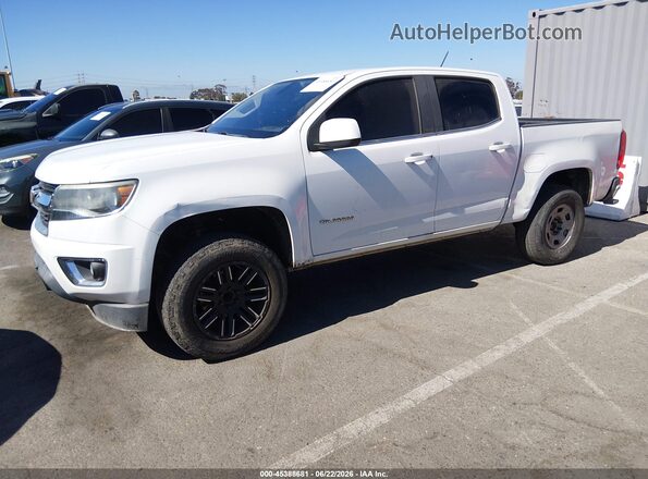 1GCGSCEN8J1311654 2018 CHEVROLET COLORADO Белый Передняя левая четверть