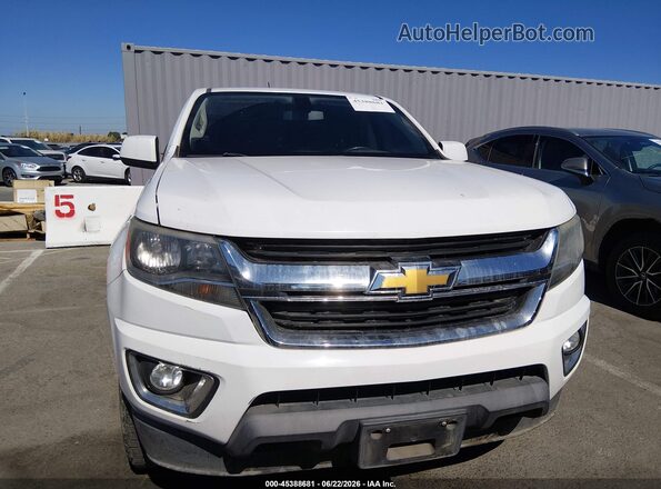 1GCGSCEN8J1311654 2018 CHEVROLET COLORADO Белый Вид щитка приборов