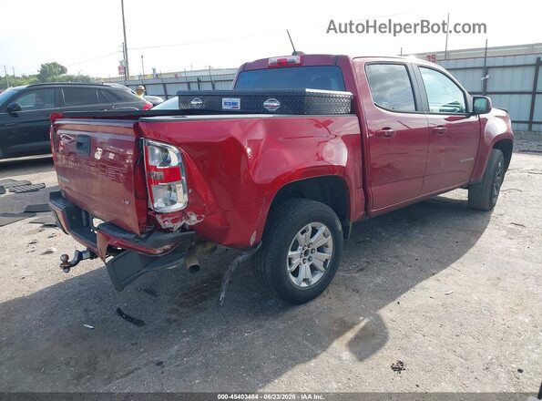 1GCGSCEN8M1111314 2021 CHEVROLET COLORADO Red Trasero derecho