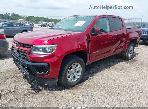 1GCGSCEN8M1128548 2021 CHEVROLET COLORADO Red Vista tres cuartos delantera izquierda